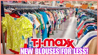 TJ MAXX NEW ARRIVAL BLOUSES FOR LESS| TJMAXX SPRING FASHION | TJMAXX SHOP FOR LESS| SHOP WITH ME