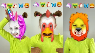 Animal Funny Emoji Challenge | #Shorts by Anna Kova