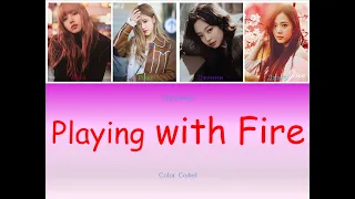 BLACKPINK - Playing With Fire (Color Coded) на русском