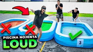 ELA ACERTOU?! NÃO ESCOLHA A PISCINA ERRADA NOJENTA NA LOUD!!