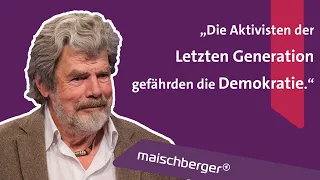 „Nicht die Nützlichkeit ist wichtig, sondern die Sinnhaftigkeit" - Reinhold Messner | maischberger