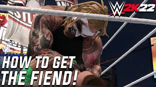 HOW TO GET THE FIEND IN WWE 2K22! FULL MOVESET, ENTRANCE, RENDER AND ATTIRES!