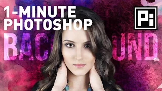1-Minute Photoshop - How to Change Background (Episode 1)