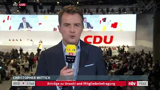 LIVE:  Der Parteitag der CDU in Leipzig. #cdupt19