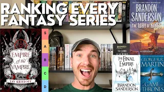 RANKING EVERY FANTASY SERIES IVE EVER READ | MY FAVOURITE SERIES OF ALL TIME!!!