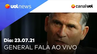 General Santos Cruz fala agora de declarações de Braga Netto | UOL News (23/07/2021)