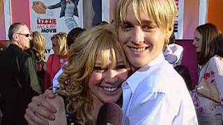 Aaron Carter Crashes Hilary Duff's Lizzie McGuire Movie Interview (Flashback)