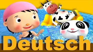 Das Lied vom Schwimmen | Kinderlieder | LittleBabyBum