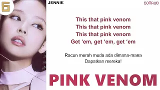 BLACKPINK - Pink Venom EASY LYRICS/INDO SUB by GOMAWO