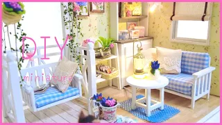 DIY Miniature 'Kitten Diary' Dollhouse Kit with Lights 子猫日記　ミニチュアドールハウスキット作り