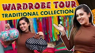 My Traditional Wears & Beach Wears For Vacation 🥻 | Wardrobe Tour | Aarthi Subash Vlogs