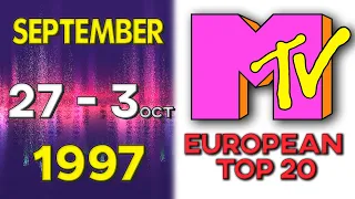 MTV's European Top 20 🎹 27 September 1997