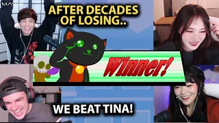 Sykkuno & Foolish Finally Defeats Tina In SpeedRunners