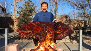 YAK STEAK Roasted to PERFECT! Fragrant Spices Makes the Best BBQ! | Uncle Rural Gourmet