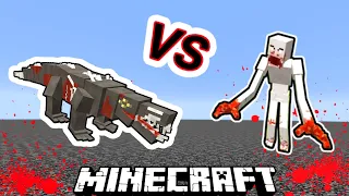 SCP-682 Overtime Vs. SCP-096 Lockdown in Minecraft