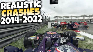 F1 REALISTIC CRASHES 2014 - 2022 #20