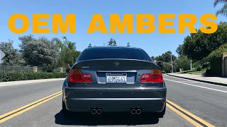 E46 M3 OEM Amber LED Tail Light Install