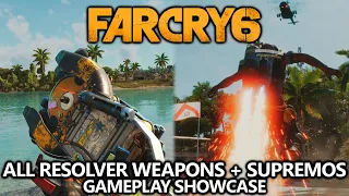 Far Cry 6 - All Resolver Weapons & Supremo Backpacks (Gameplay Showcase with Stats)