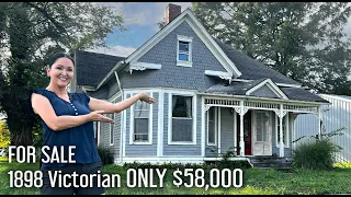FOR SALE: 1898 Victorian only $58,000!