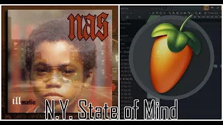 Making beat like Nas - N.Y.  State of Mind | Fl Studio