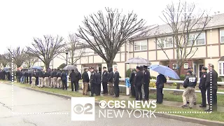 Large turnout expected at slain NYPD officer's wake