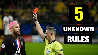 5 Football rules you DIDN'T KNOW existed!
