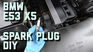 BMW E53 X5 3.0 Spark Plug DIY