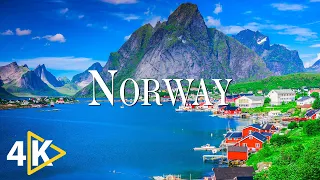 FLYING OVER NORWAY (4K UHD) - Soothing Music Along With Beautiful Nature Video - 4K Video Ultra HD
