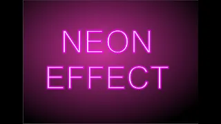 Neon effect in CorelDraw || how to create a neon text effect in CorelDRAW x7
