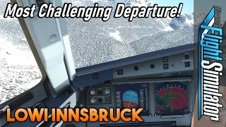 The Most Challenging LOWI Departure - How To Fly It Manually [A32NX|MSFS]