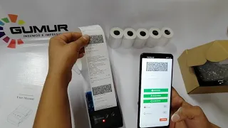impresora térmica conectada con celular