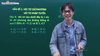 ÔN TẬP GIỮA KÌ 2 TOÁN 10 SGK MỚI | PHƯƠNG TRÌNH ĐƯỜNG THẲNG | THẦY CÔNG CHÍNH ( HOÀI ĐỨC 0364880961)