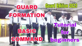 BASIC COMMAND FOR GUARD FORMATION/TUTORIAL FOR BEGINNERS/GUARD EDITION/RobertCD vlogs