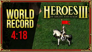 [World Record] Heroes 3 #Speedrun - Long Live The Queen 4:18