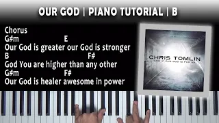 Our God | Piano Tutorial | B