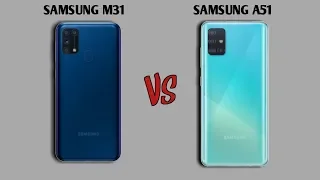 Samsung M31 vs Samsung A51 Speed Test & Camera Comparison
