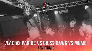 VLAD vs PARIDE vs GIUSS DAWG vs MUMEI - R.A.B. FINALISSIMA (SEMIFINALE)