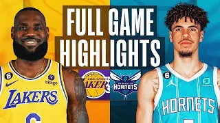 Los Angeles Lakers vs  Charlotte Hornets Full Game Highlights  Dec 23  2022 2023 NBA Season