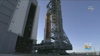 Lunar Launch Preps Underway At First Rollout Of NASA's Artemis I Moon Rocket