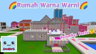 Kawaii World Minecraft|| Rumah Baru Warna Warni🌈🤔 "Luas Banget RumahNya"