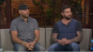 Randy Couture and Mat Best from the film 'Range 15'