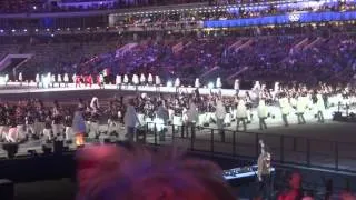 Выход команды США и DJ Руденко на Открытии Олимпиады  07/02/2014