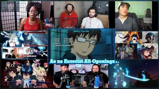 Ao no Exorcist All Openings Reaction Mashup