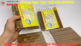 Nhang Ngải Cứu Tuệ Hải Đường - Điếu Ngải Cứu - Hương Ngải Nhung Gói 10,7 Cây