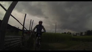 SIngle track mountain biking lubhu lamatar harisiddhi nepal