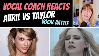 Vocal Coach Reacts to Avril Lavigne Vs Taylor Swift VOCAL BATTLE