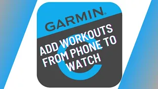 How to send a Garmin Connect Workout to your #Garmin Watch #running