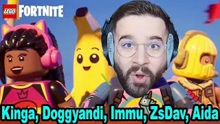 LEGO Fortnite TÚLÉLŐ Haverokkal | Survival LIVE w/ Kinga, Andi, Immu, ZsDav, Aida