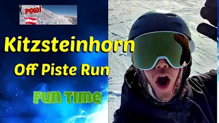 Off Piste run, Kitzsteinhorn Glacier, Kaprun, Snowboarding fun #snowboarding #powder #austria