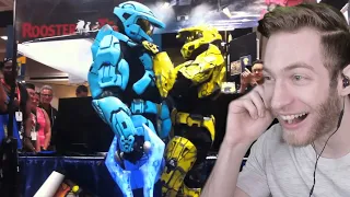 TUCKER AND SISTER GET MARRIED! NO SERIOUSLY!! Reacting to "Red vs Blue Extras"